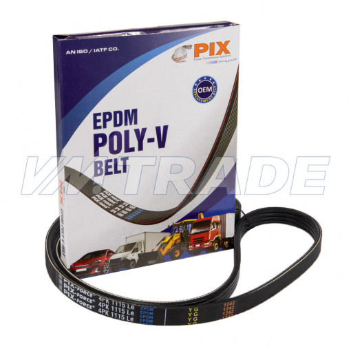 Ремень 1115 4PK CHRYSLER, HONDA, HYUNDAI, KIA, MITSUBISHI, NISSAN, RENAULT, SUBARU, TOYOTA