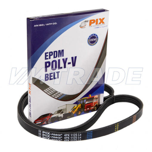 Ремень 1125 4PK CHRYSLER, DODGE, HONDA, MITSUBISHI, NISSAN, RENAULT, TOYOTA