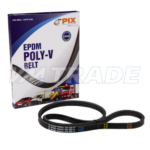 Ремень  805 4PK DAIHATSU, FIAT, HONDA, ISUZU, LEXUS, MERCEDES-BENZ, MITSUBISHI, NISSAN, OPEL, SMART, SSANGYONG, SUBARU, SUZUKI, TOYOTA, VAUXHALL