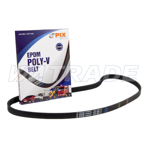 Ремень  985 4PK NISSAN, MITSUBISHI, MAZDA, SUZUKI, PEUGEOT, CHRYSLER