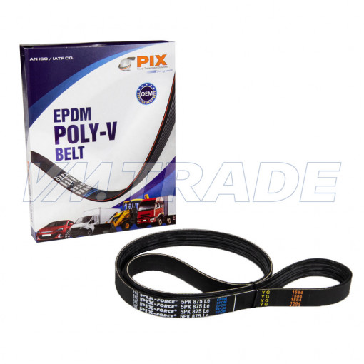 Ремень  875 5PK  NISSAN, MITSUBISHI, HONDA, TOYOTA, FORD, RENAULT, SUBARU, MG, ROVER