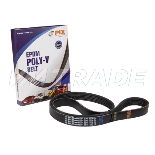 Ремень 1050 6PK CITROEN, PEUGEOT, FIAT, GM, HONDA, IVECO, LEXUS, MAZDA, OPEL, RENAULT, TOYOTA, VAG