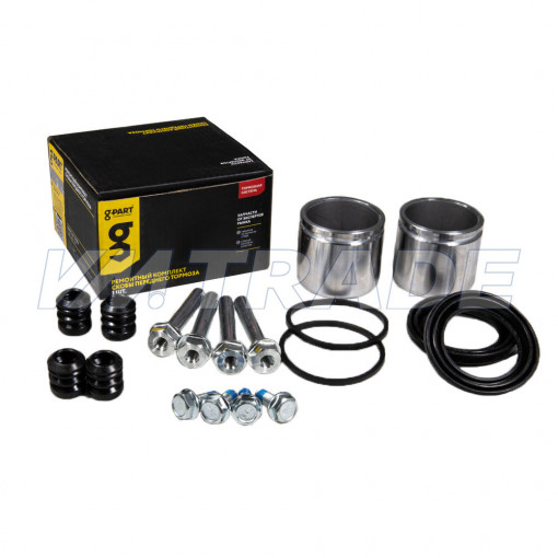 Р/к суппорта ГАЗ-3110, Газель, Соболь (4 направляющих, 6 пыльников, 2 поршня, 2 кольца)