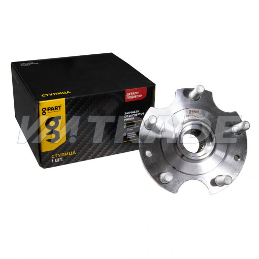 Ступица колеса Соболь 4Х4 (а/м с ABS и без ABS) переднего без подшипников, с крепежом