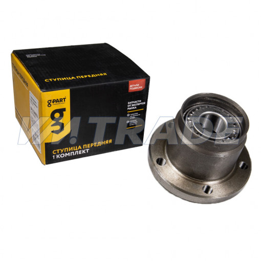 Ступица колеса ГАЗ-3110, 31105 переднего с подшипниками