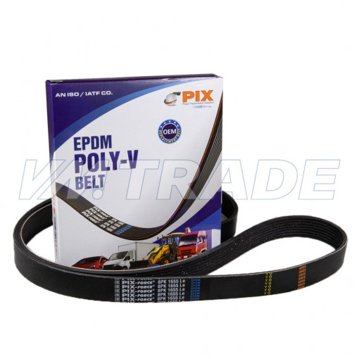 Ремень 1655 8PK НЕФАЗ, CUMMINS, JOHN DEERE, MAN, MERCEDES