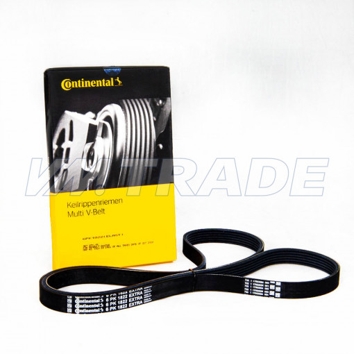 Ремень 1822 6РК LADA Largus, RENAULT, NISSAN 1.4/1.6, 8V/16V с AC и ГУР, FORD, TOYOTA (усиленный)