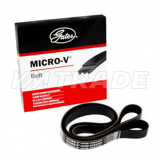 Ремень 1395 6PK привода агрегатов УАЗ дв. ЗМЗ-51432 Евро-4 без AC, HYUNDAI, SUZUKI, FIAT