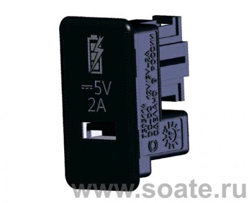 Розетка бортовой сети ВАЗ-2123 Chevrolete Niva (USB)