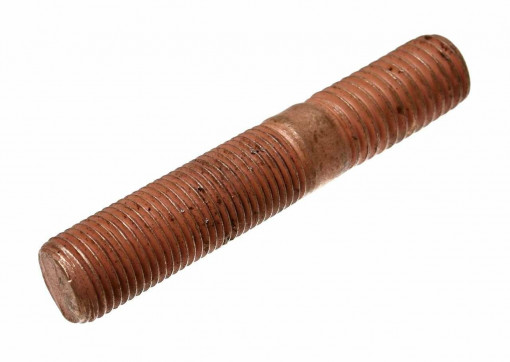 Шпилька М10х1х 38 приемной трубы Газель дв. 4216, 406 омедн.