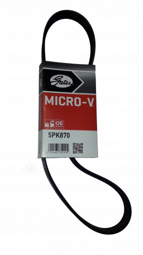 Ремень  870 5PK CHEVROLET, FIAT, FORD, MITSUBISHI, SUBARU, TOYOTA, RENAULT, LAND ROVER, MG