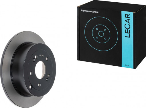 Диск тормозной Hyundai Santa Fe 06-, задний, не вентилируемый, 302*71,5*11мм, 5 отверст