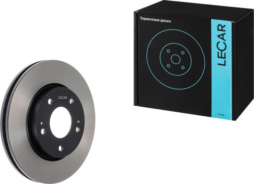 Диск тормозной Mitsubishi Lancer (VII) 03-08, передний, вентилируемый, 276*45,5*26мм, 5 отверст