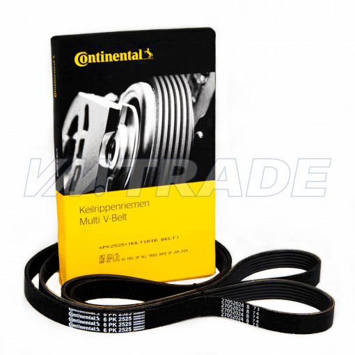 Ремень 2525 6PK AUDI, MERCEDES-BENZ, LAND ROVER, PORSCHE, VW