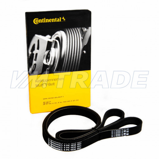 Ремень 1836 6PK BMW, MITSUBISHI, CHEVROLET, NISSAN, RENAULT, OPEL, VAUXHALL, VOLVO, FIAT