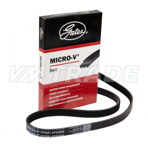 Ремень  885 4PK BMW, CITROEN, PEUGEOT, FIAT, HYUNDAI, KIA, LAND ROVER, MAZDA, MITSUBISHI, NISSAN, OPEL, RENAULT, SUBARU, SUZUKI, VAG, VAUXHALL, VOLVO