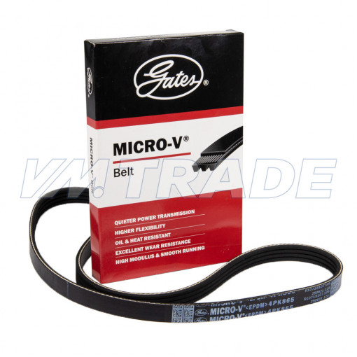 Ремень  865 4PK BMW, CITROEN, FIAT, FORD, HONDA, HYUNDAI, KIA, MAZDA, MITSUBISHI, NISSAN, PEUGEOT, PORSCHE, SUBARU, TOYOTA