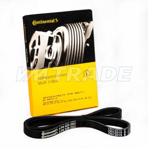 Ремень  829 4PK BMW, CHEVROLET, CHRYSLER, DAIHATSU, FIAT, FORD, HONDA, HYUNDAI, KIA, NISSAN, RENAULT, SUBARU, SUZUKI, TOYOTA