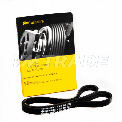 Ремень  945 4PK CITROEN, PEUGEOT, FIAT, HYUNDAI, HONDA, MAZDA, MITSUBISHI, NISSAN, INFINITI, SUZUKI