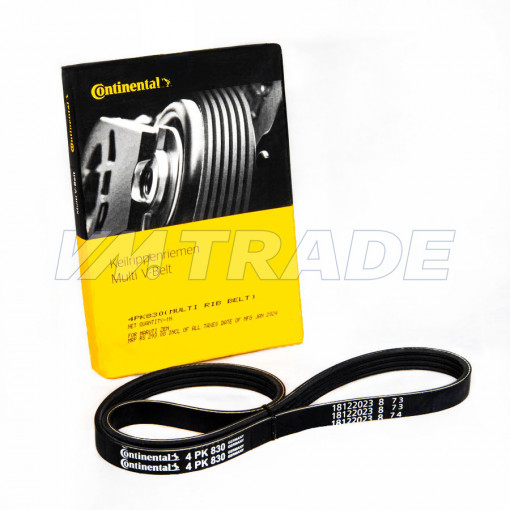 Ремень  830 4PK BMW, CHEVROLET, CHRYSLER, DAIHATSU, FIAT, FORD, HONDA, HYUNDAI, KIA, NISSAN, RENAULT, SUBARU, SUZUKI, TOYOTA