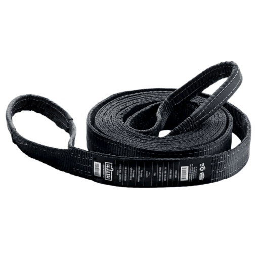 Трос буксировочный 28 тонн HITCH PROF (ленточный динамический)  5 метров петля (120 мм, 2слоя)