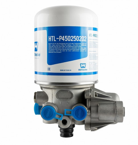 Осушитель воздуха 24V  К..З-6520, 6460, НефАЗ с РДВ (8.0 Бар, 3 вывода)