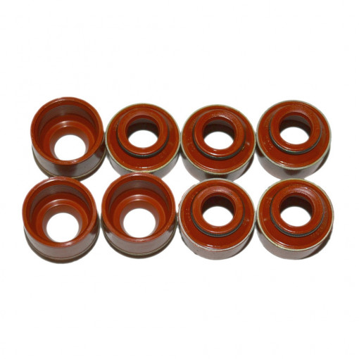 Колпачки маслоотражательные ГАЗ, ПАЗ, УАЗ дв. 402, 417, 421, 4216, 511, Evotech (к-т 8 шт) NBR