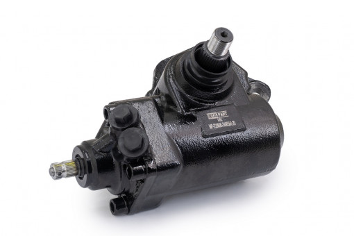 Механизм рулевого управления УАЗ-452, 2206 дв.УМЗ-4213, ЗМЗ-409 Евро-III, IV с ГУР под шлиц с ГУР YUBEI