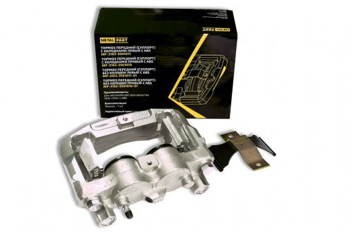 Суппорт УАЗ Патриот, Хантер без колодок левый (а/м с ABS и без ABS)