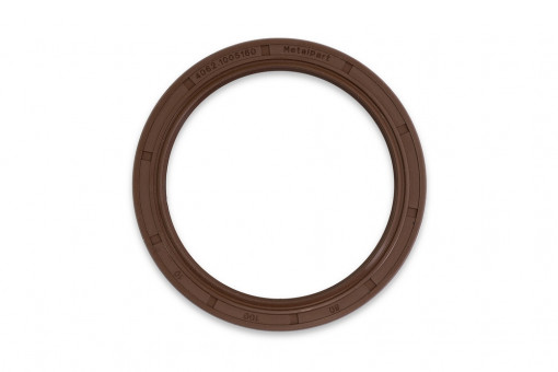 Сальник коленвала ВАЗ-2108-2115, 1118, 2170, 2190, Газель, УАЗ дв.405, 406, 409, 421, 4216, Evotech, Viton