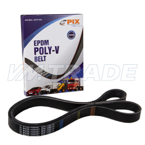 Ремень 1285 6PK HYUNDAI, KIA, VW, FIAT, VAG, SEAT, VOLVO, LAND ROVER, MG, ROVER, JOHN DEERE