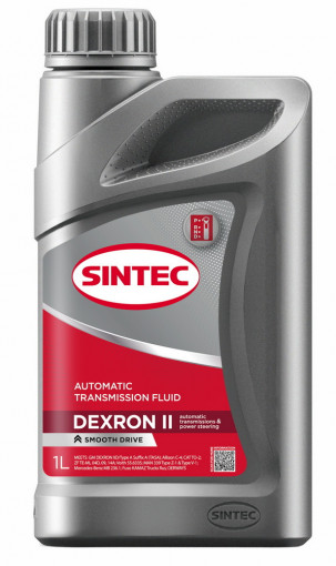 Масло трансмиссионное  Sintec ATF Dexron II  1 л (для АКПП)