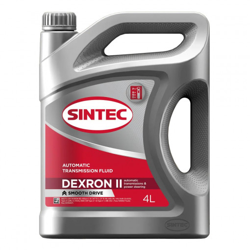 Масло трансмиссионное  Sintec ATF Dexron II  4 л (для АКПП)
