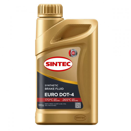 Тормозная жидкость Sintec Euro DOT-4 910 гр