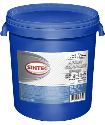 Смазка пластичная Sintec Multi Complex Grease EP-2 150 литиевая синяя 18 кг
