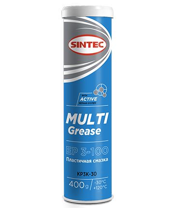 Смазка пластичная Sintec Multi Grease EP-3 100 литиевая синяя  0,4 кг
