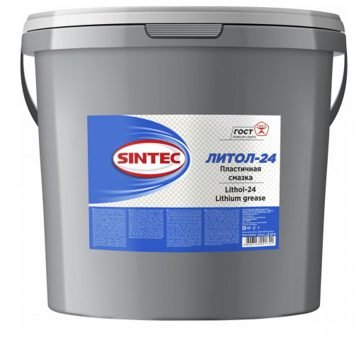 Смазка Литол -24 Sintec (ГОСТ)  9.5 кг