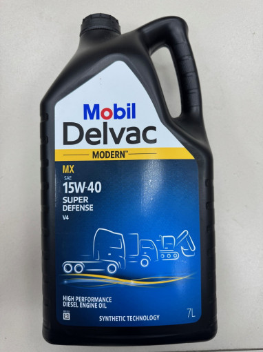 Масло моторное Mobil Delvac Modern 15W-40 Super Defense V4 синтетика  7 л