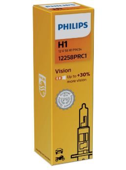 Лампа  H1 12Vх55W +30% Vision H1