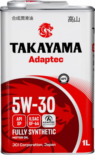 Масло моторное TAKAYAMA Adaptec 5W-30 SP, GF-6A синтетика 1 л