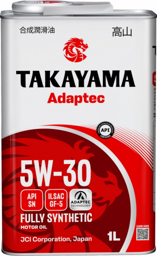 Масло моторное TAKAYAMA Adaptec 5W-30 SN, GF-5 синтетика 1 л
