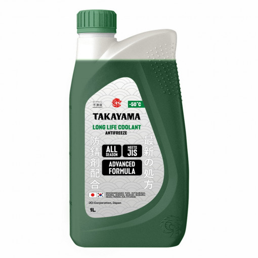 Охлаждающая жидкость Антифриз TAKAYAMA  -50°C зеленый  1л