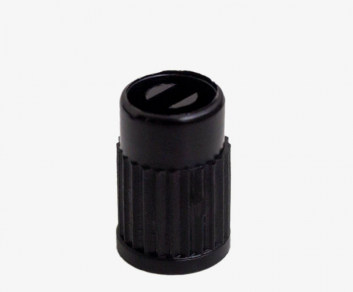 Колпачок на вентиль для шин (пластик) ЧЕРНЫЙ КЛЮЧИК