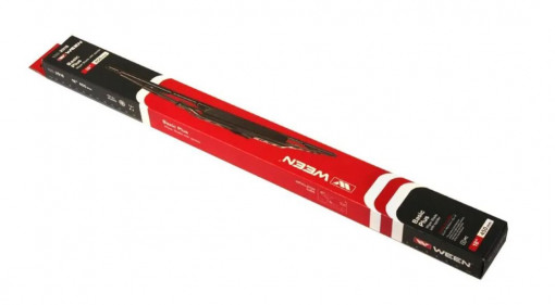 Щетка стеклоочистителя WEEN 450 мм (18 дюймов), Basic +, каркасная со спойлером, адаптер крючок