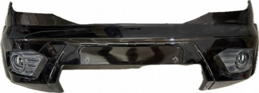 Бампер УАЗ Patriot передний с 2014 г.в. "Коричневый- металлик" под ПТФ /УЦЕНКА/