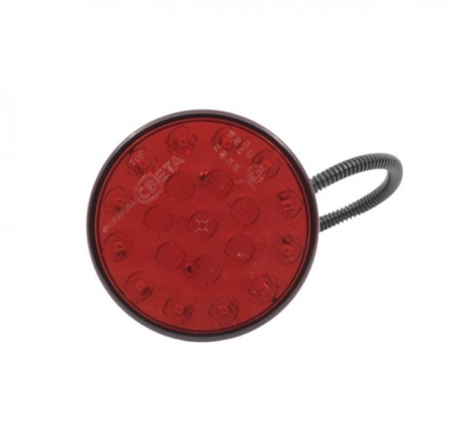Фонарь задний габаритный и тормоза Автобусы, Троллейбусы, Электробусы К..З, МАЗ, Нефаз и др. (цвет излучаемого света - красный) 24В LED