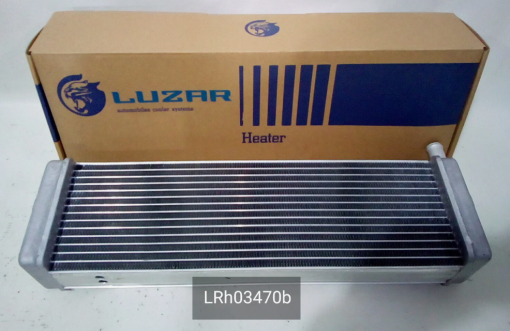 Радиатор отопителя УАЗ-452, 3741 патрубки d=20 мм (2-х ряд.) алюминиевый