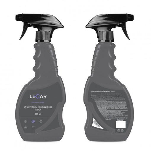 Очиститель кожи с кондиционером LECAR 550 мл