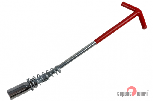 Ключ свечной карданный 16 мм. L=340 с резин. вставкой