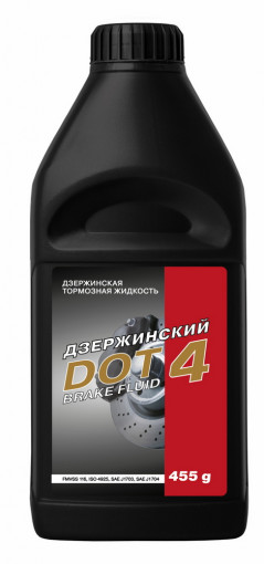 Тормозная жидкость Дзержинский DOT-4  455 г